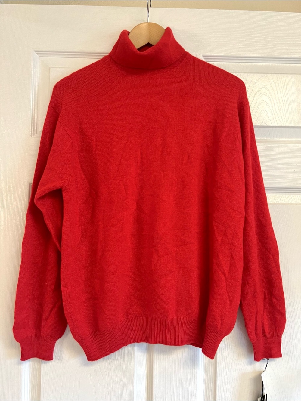 Charter Club Red Turtleneck Sweater - Women's Cowl & Turtlenecks